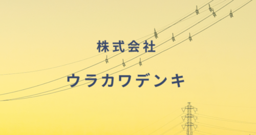 導入事例 株式会社ウラカワデンキ 様